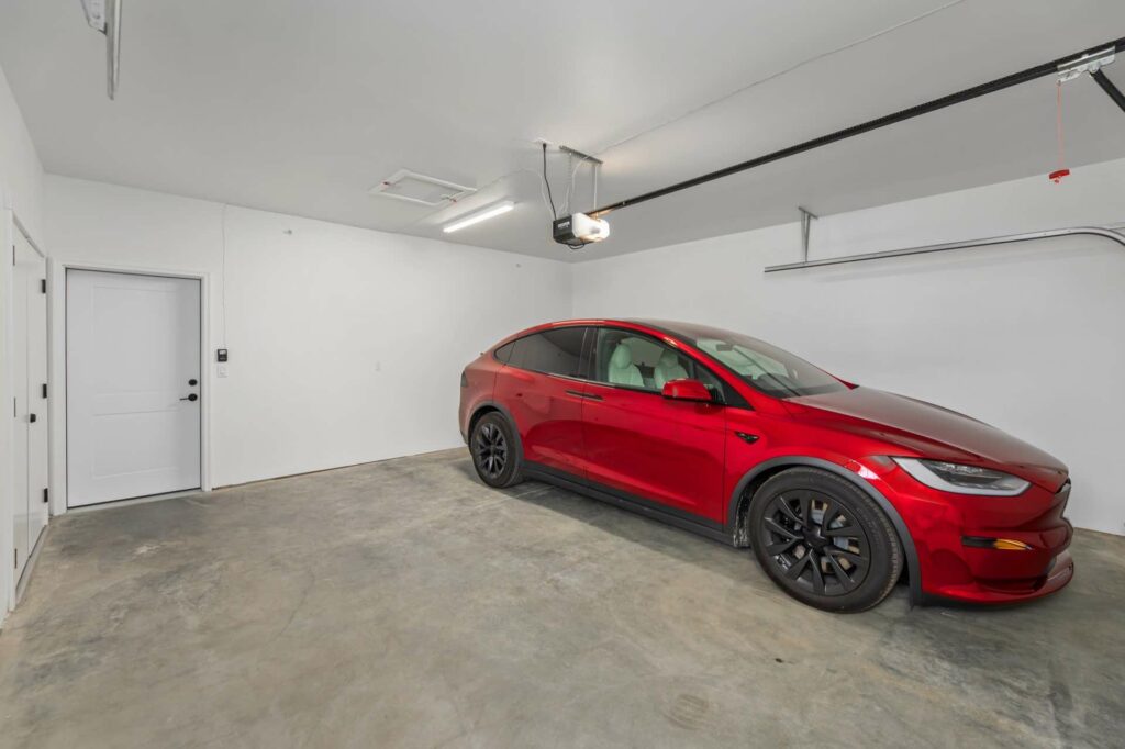 Garage with space for two vehicles
